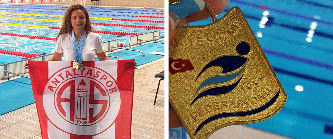Yüzmede Sporcumuz Türkiye Şampiyonu Oldu