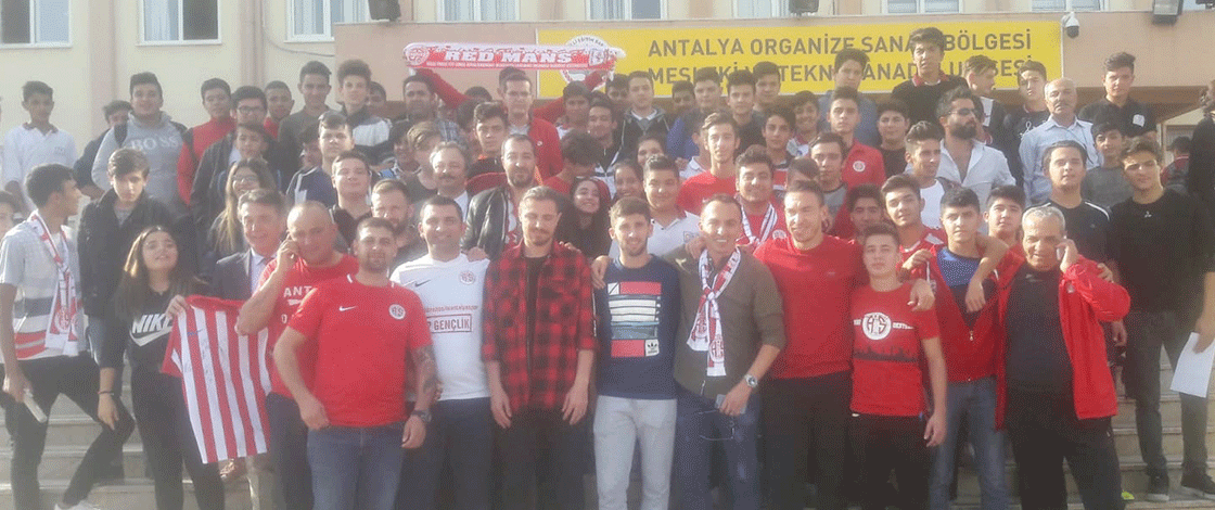 Antalyasporumuz OSB Meslek ve Teknik Anadolu Lisesi'ne Konuk Oldu