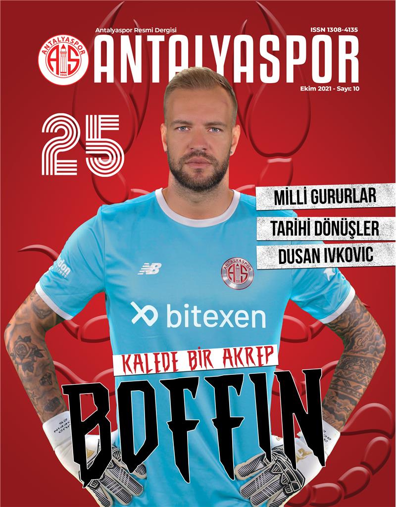 Antalyaspor Dergisi Ekim Sayısı Yayında