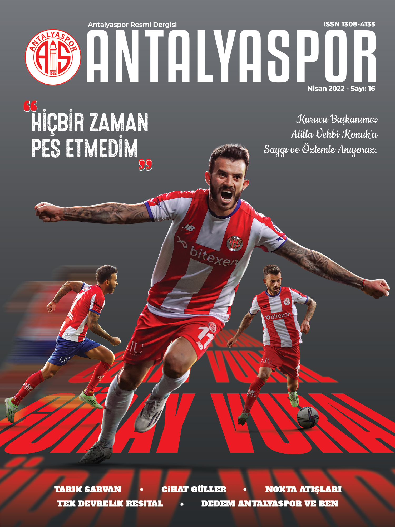Antalyaspor Dergisi Nisan Sayısı Yayında