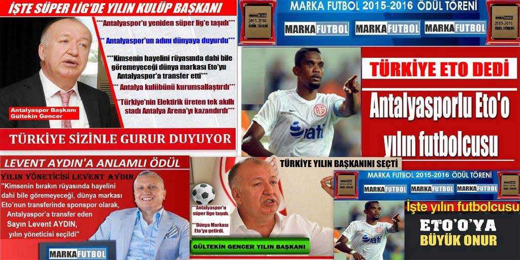 Antalyaspor’a 3 Ödül