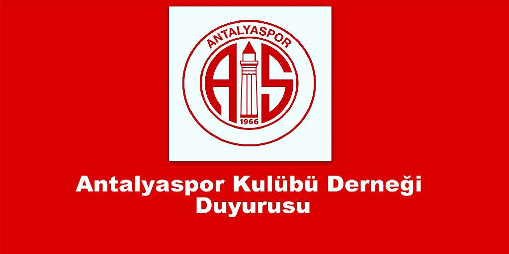 Antalyaspor Kulübü Derneği Duyurusu