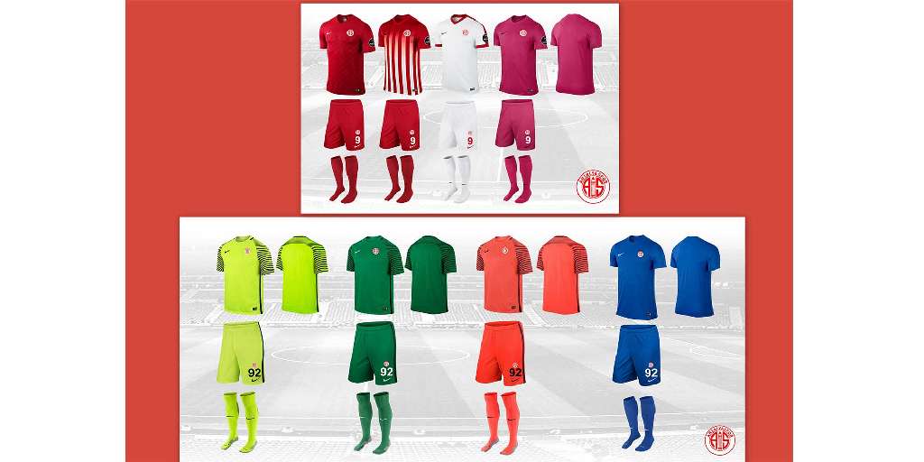 2016-2017 Sezonu Antalyaspor Futbol Takımı Formaları