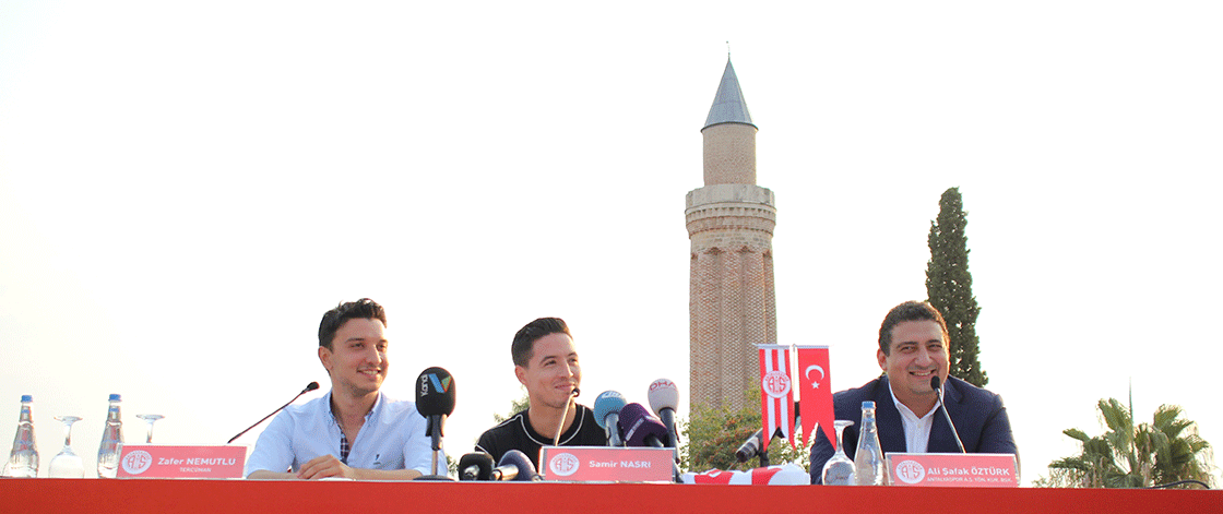 Samir Nasri'ye Antalya Temalı İmza Töreni