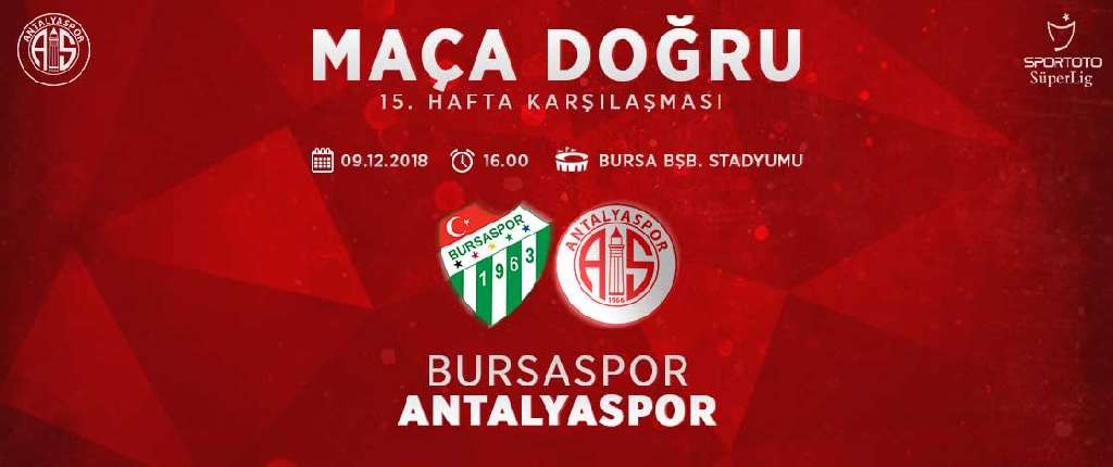 Maça Doğru | Bursaspor - Antalyaspor