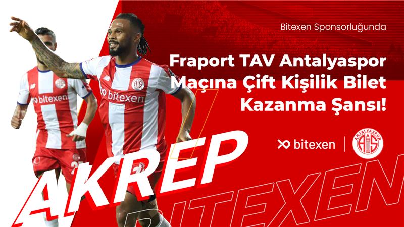 FTA Antalyaspor - Kasımpaşa Maçına Çift Kişilik Bilet Çekilişi Katılım Koşulları