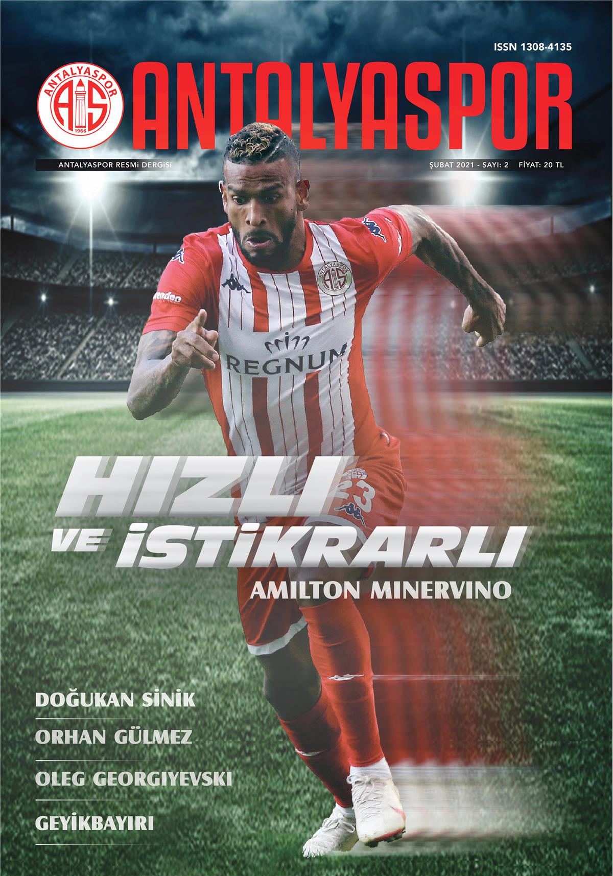 Antalyaspor Dergisi’nin 2’nci Sayısı Yayında
