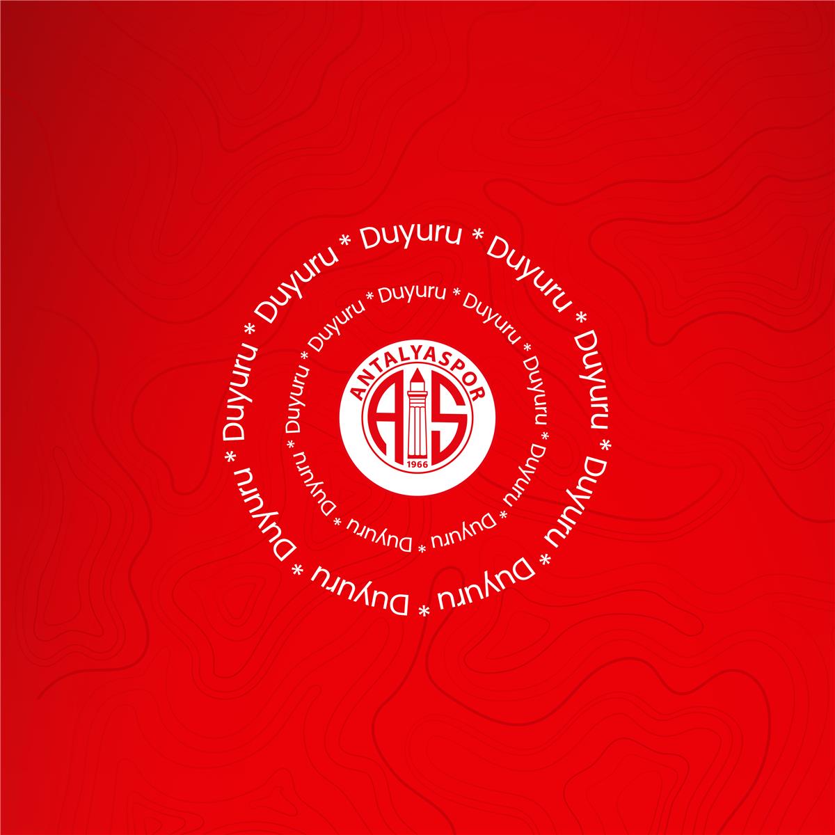 Antalyaspor Camiasına Saygı İle Duyurulur