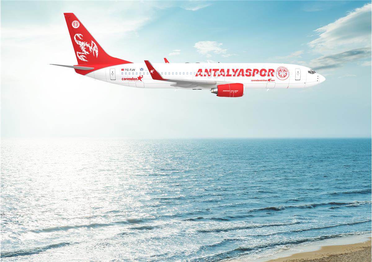 Corendon Airlines’tan Fraport TAV Antalyaspor'umuza Final Hediyesi Takım Uçağı!