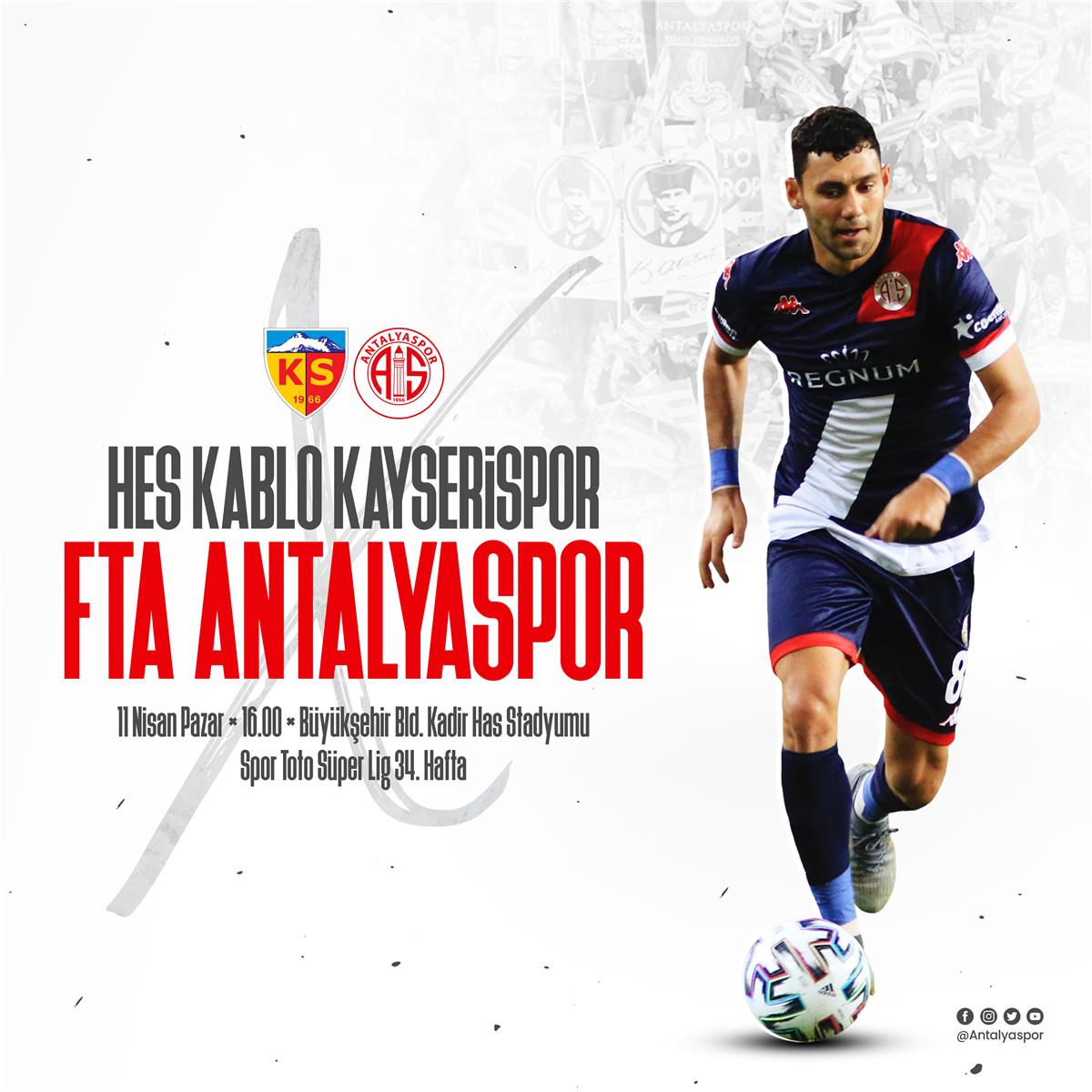 MAÇA DOĞRU | Hes Kablo Kayserispor × Fraport TAV Antalyaspor