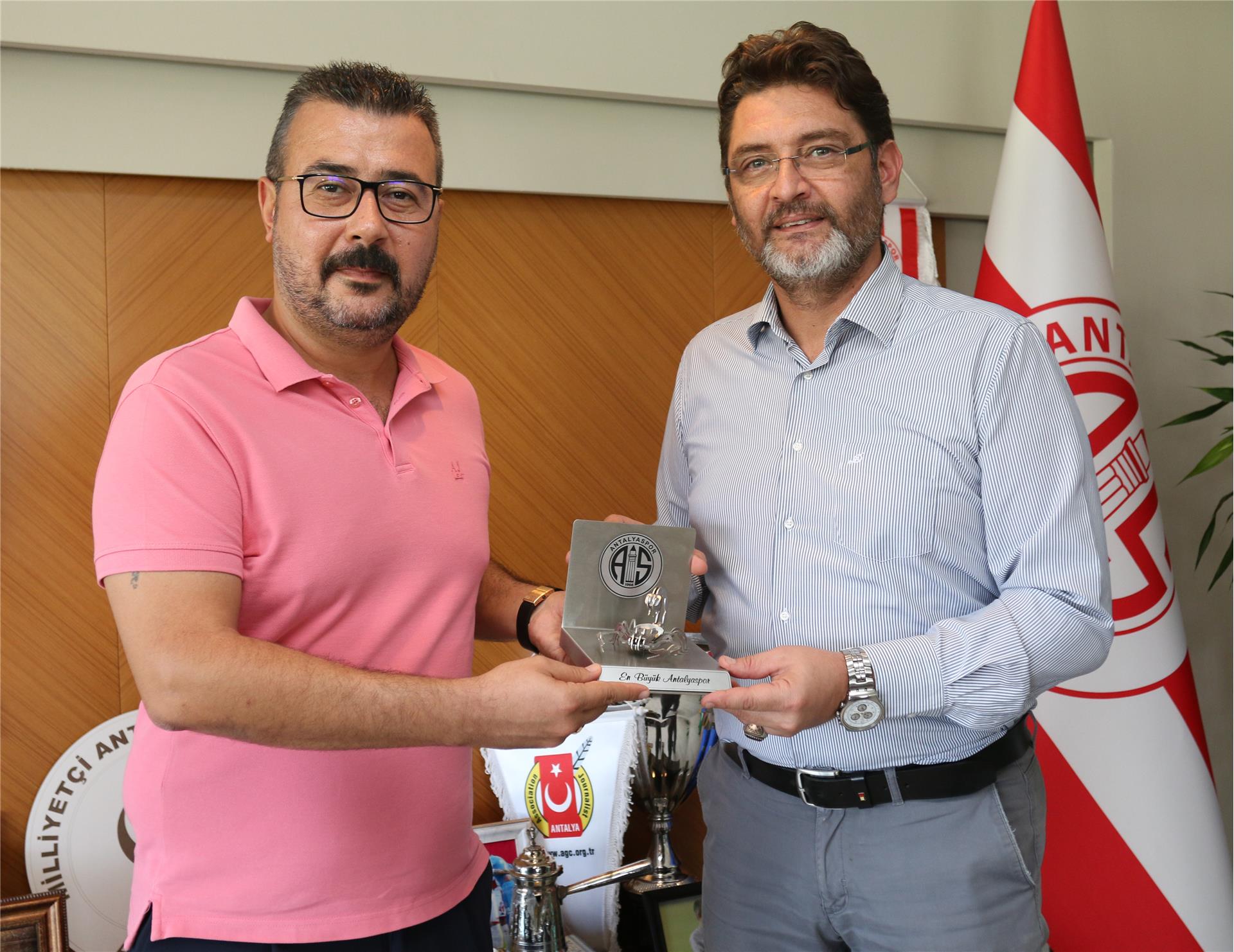 Korkuteli Belediye Başkanı Ömer İşlek FTA Antalyaspor'umuzu Ziyaret Etti