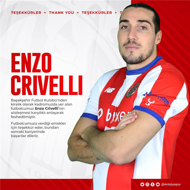 Teşekkürler Enzo Crivelli