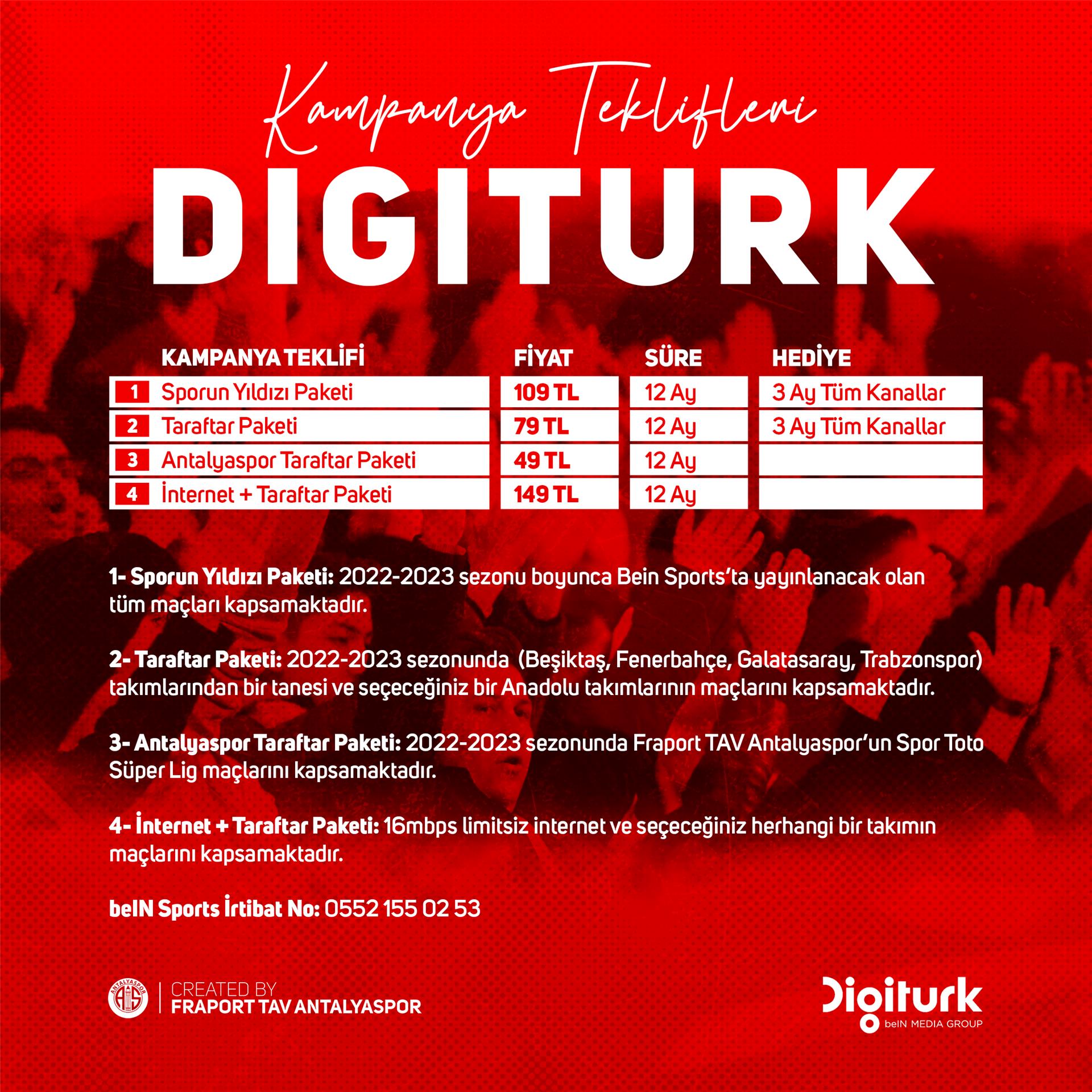 Digiturk Fiyat Teklifleri